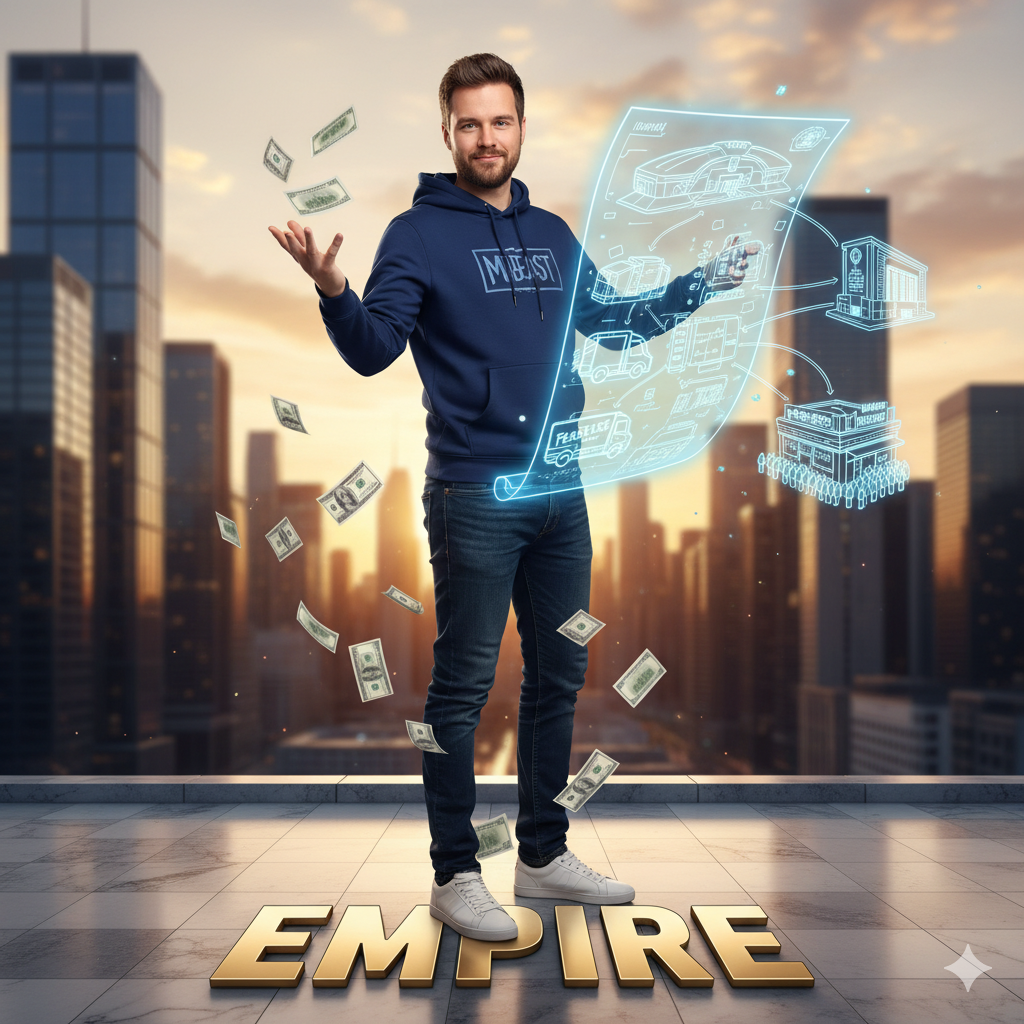 亏钱的“全球第一网红”：MrBeast如何一边撒钱，一边构建他的商业帝国？